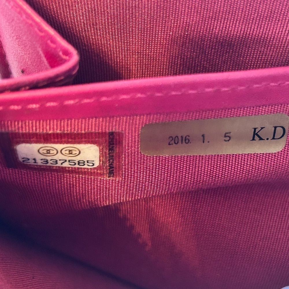 Chanel Pink Matelasse Long Wallet - Picture 10 of 11
